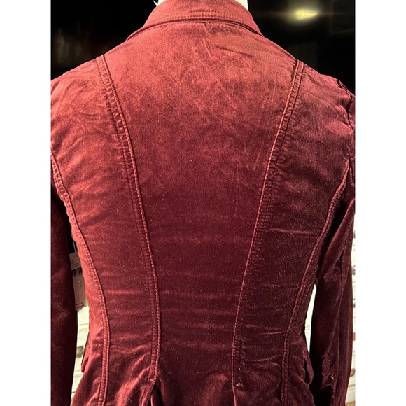 Anthropologie Velvet Blazer Size 6 RUNS SMALL - Picture 10 of 16